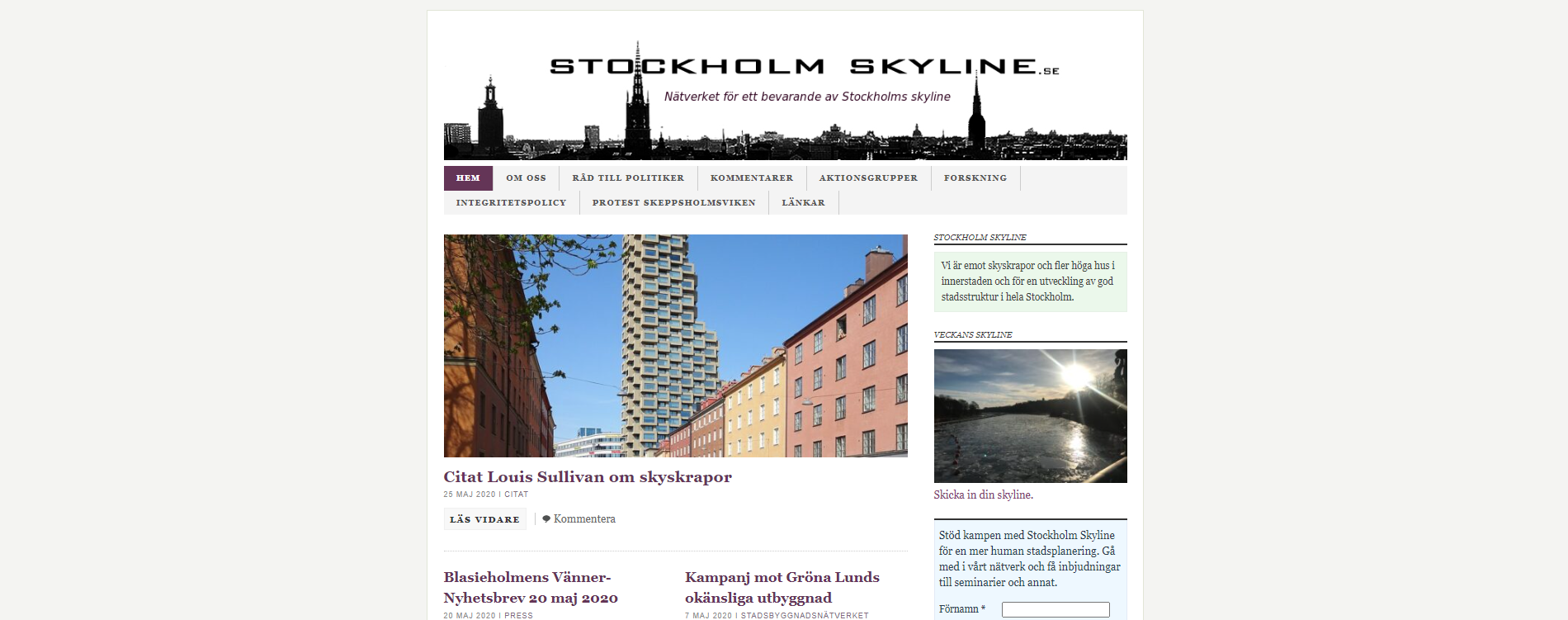 Stockholms Skyline